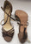 3" Julianne -- Women's Latin Ballroom Sandal -- Brown Satin