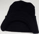 Kash -- Unisex Knit Cap With Visor -- Black