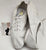Kelly -- Split Sole Jazz Shoe, Suede Sole Patch -- White