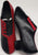 1.5" Kenny -- Men's Latin Ballroom Oxford -- Black/Red