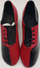 1.5" Kenny -- Men's Latin Ballroom Oxford -- Black/Red