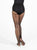 Kora -- Women's TotalSTRETCH® Rhinestone Back Seam Fishnet Tights -- Black