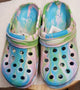Mariah V Jr. -- Children's " Crocs Style " Sandals -- Tye Dye