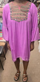 Monique -- Women's Long Sleeve Dress -- Purple