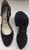 2.5" Nelly -- Women's Closed Toe Ballroom Shoe -- Black Suedine/Black Patent Trim
