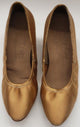 2.25" Nora -- Women's Standard Ballroom Shoe -- Tan Satin