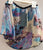Octavia Jr. -- Children's Pull-On Skirt -- Blue Feather