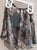 Priya Jr. -- Children's Pull-On Skirt -- Black/Turquoise