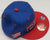 Puerto Rico -- Snapback Baseball Cap -- Royal Blue/Red