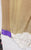 Ranjit -- Men's Long Sleeve Latin Ballroom Shirt -- Light Gold/Purple