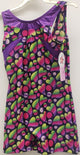 Raylan -- Children's Gymnastics Biketard -- Purple Multi
