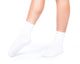 Rian -- Women's Ultra Low Poodle Socks -- White