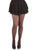 Rio -- Women's Spandex Metallic Shimmer Rhinestone Tights --Black/Silver