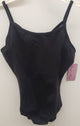 Rome -- Women's Cross Back Camisole Leotard -- Black