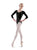 Saro -- Women's 3/4 Sleeve Leotard -- Black