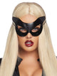 Serra -- Vinyl Wet Look Cat Costume Mask -- Black