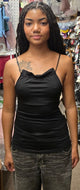 Valeriane -- Women's Jersey Halter Top -- Black