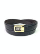 Yuan -- Men's Plain Leather Reversible Belt