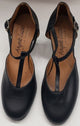 2.5" Zendaya II -- Women's T Strap Closed Toe Ballroom Shoe -- Black