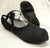 Quinn -- Stretch Canvas Split Sole Ballet -- Black - Teddy Shoes