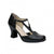 2.5" Aubrey -- Y Strap Ballroom Shoe -- Black - Teddy Shoes
