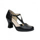2.5" Aubrey -- Y Strap Ballroom Shoe -- Black