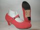 2.25" Sevilla -- Flamenco Shoe -- Red Suede