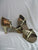 2.5" Flor -- Flare Heel Latin Sandal -- Leopard/Gold - Teddy Shoes