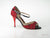 3.5" Lilly -- Ultra Slim Heel Tango Shoe -- Red Leopard Micro Suede