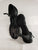 3" Crystal Ray -- Women's Latin Ballroom Sandals -- Black Satin