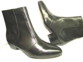 Tony -- Men's Cuban Heel Dress Boot -- Black Tony -- Men's Cuban Heel Dress Boot -- Black