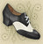 1.75" Kimberly -- Women's Wing Tip Ballroom Oxford -- Black/White - Teddy Shoes