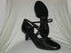2.5" Simona --Women's X-Strap, Closed Toe Ballroom Shoe -- Black