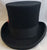 Abe -- Men's Wool Top Hat -- Black