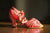 2.75" Abelia -- Women's Latin Sandal -- Red Satin/White Rhinestones
