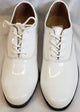 Agustin -- Men's Dress Oxford-- White Patent