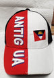 Antigua -- Acrylic Baseball Cap -- Red/White/Black