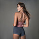 Anya -- Women's T-Strap Athletic Tank Top -- Pink
