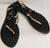 April -- Women's Flat Thong Glitter Sandal