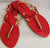 April -- Women's Flat Thong Glitter Sandal