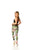 Aria -- Women's Yoga Pants -- Camouflage Green