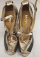 4" Arlette -- Women's Latin Sandal with Street Soles -- Black Satin/Lt Tan Patent