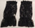 Arnetta Jr -- Girl's Lace Fingerless Gloves -- Black