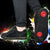 Ataca -- Unisex Dance Sneaker -- Black/Splatter