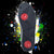 Ataca -- Unisex Dance Sneaker -- Black/Splatter