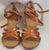 2.5" Aylin -- Women's Latin Sandal -- Copper Tan Satin