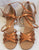 2.5" Aylin -- Women's Latin Sandal -- Copper Tan Satin