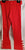 Azariah -- Women's Cotton Fashion Leggings -- Red/White