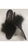 Belle Fur -- Women's 3" Marabou Mule -- Black Satin