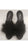 Belle Fur -- Women's 3" Marabou Mule -- Black Satin